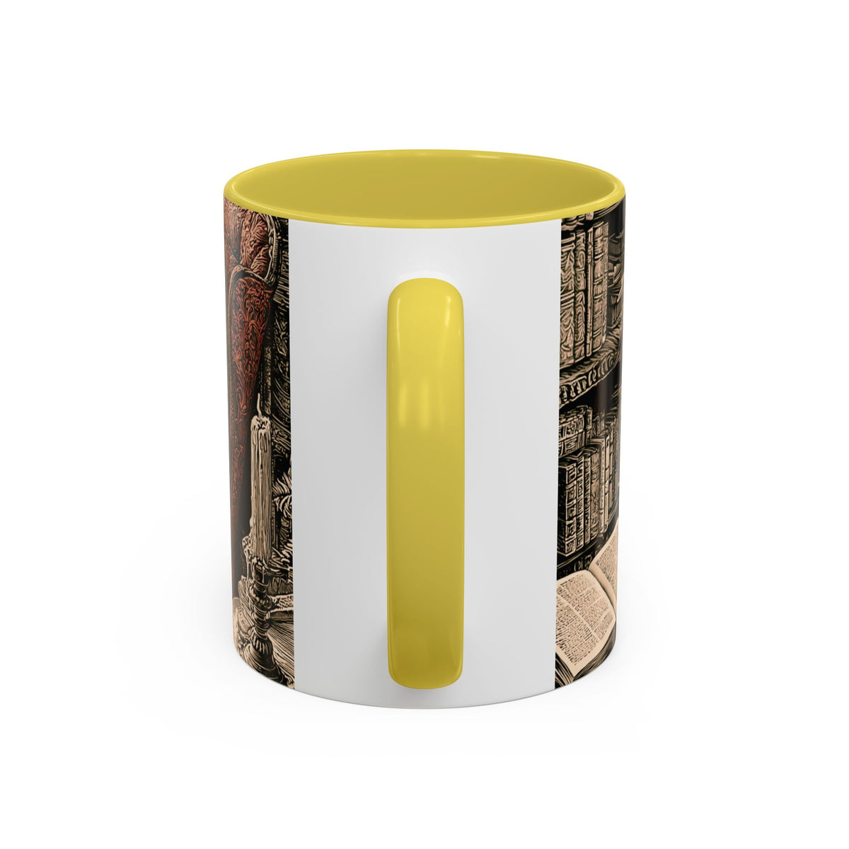 Edgar Allan Poe Raven Portrait Mug | Ceramic Coffee Cup