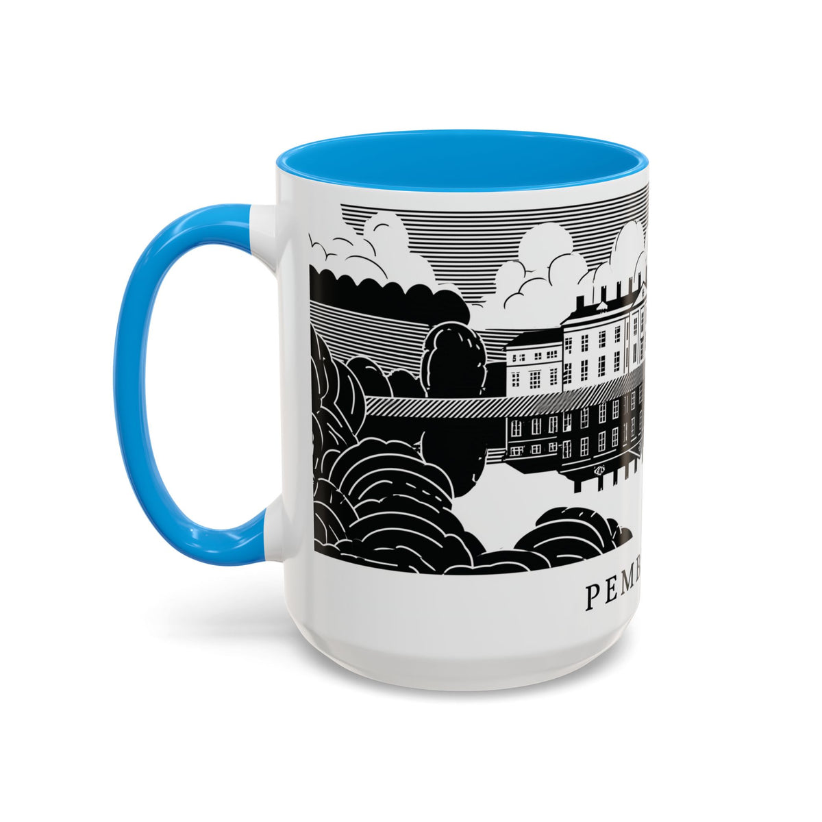 Pemberley Estate Illustration Mug | Ceramic Coffee Cup