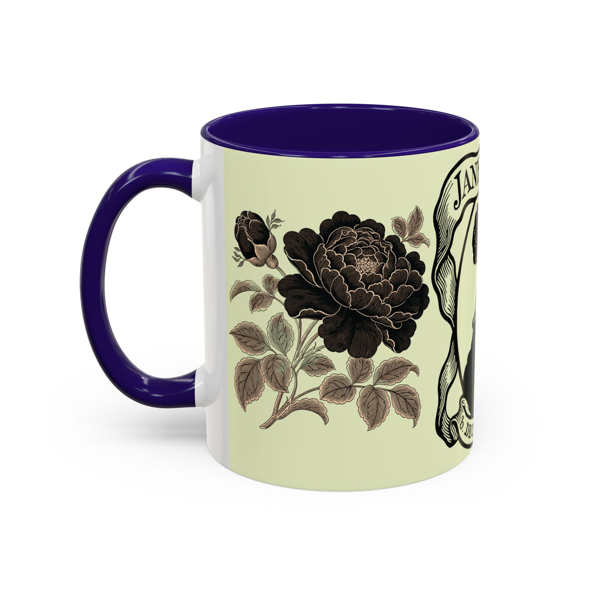 Jane Austen Portrait Ceramic Mug — Literary Tea & Coffee Cup (11oz/15oz)
