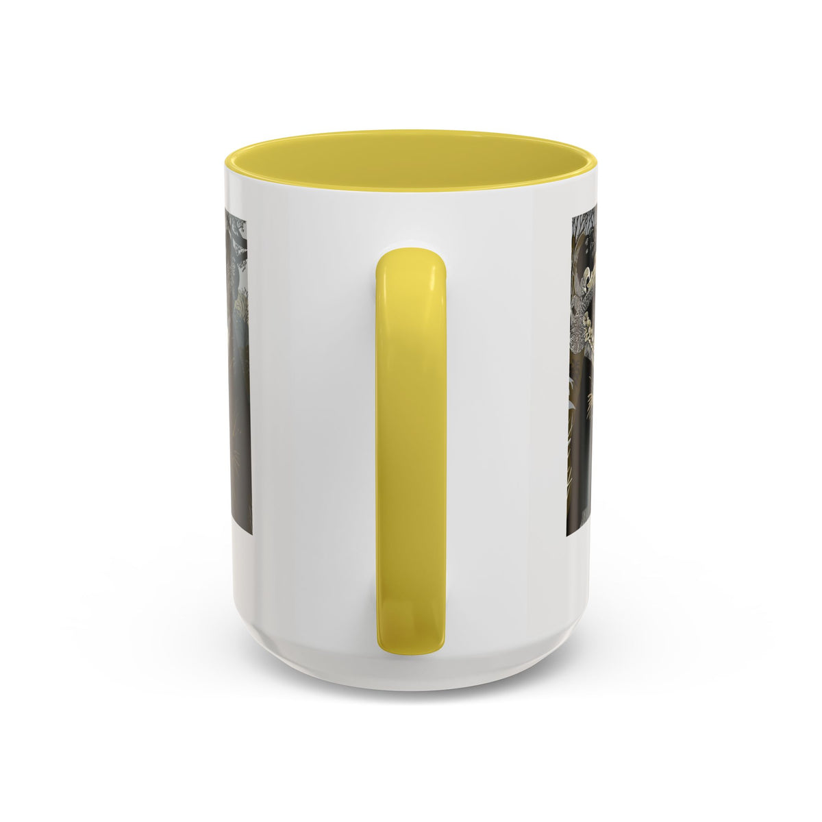 'Strolling Pemberley' Ceramic Coffee Cup — Vintage Regency Silhouette Mug