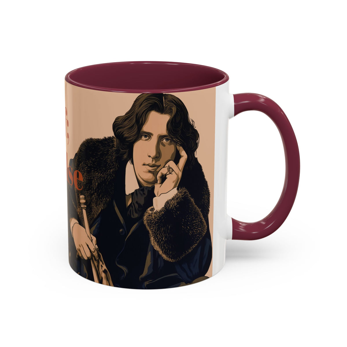 Oscar Wilde Quote Mug — "Be Yourself; Everyone Else Is Taken" Ceramic Coffee Cup (11oz/15oz)