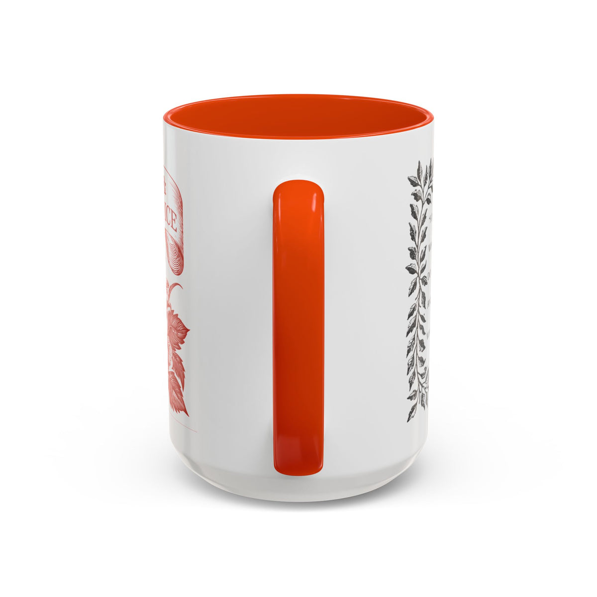 "...follies and nonsense" Elizabeth Bennet Quote  —  Pride & Prejudice Floral Mug (11oz/15oz)
