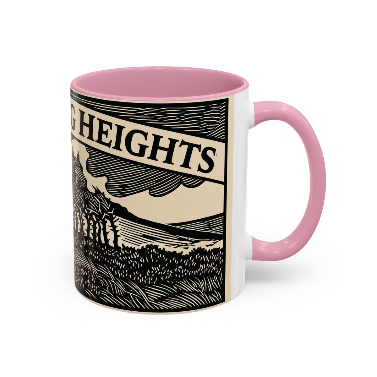 Wuthering Heights Coffee Mug | Emily Brontë Literary Design Mug