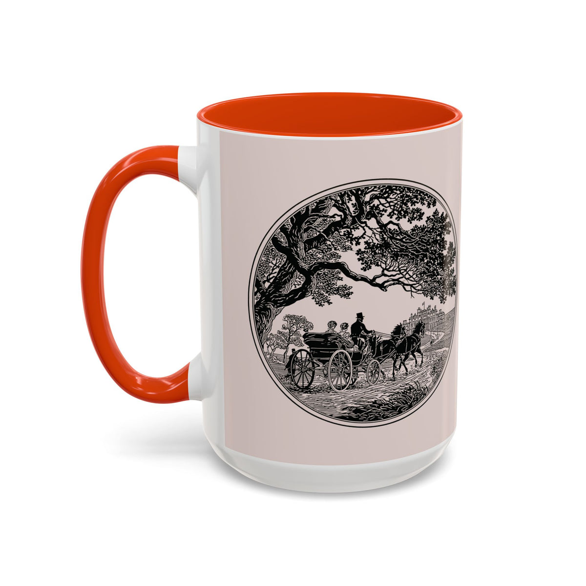 Romantic Vintage Silhouette Mug — "Most Ardently" Tea Coffee Cup (11oz/15oz)