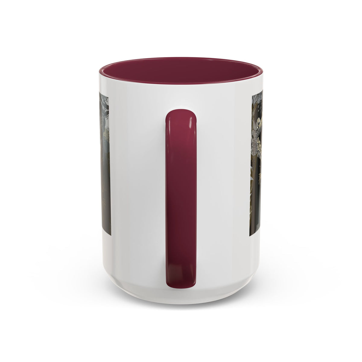 'Strolling Pemberley' Ceramic Coffee Cup — Vintage Regency Silhouette Mug