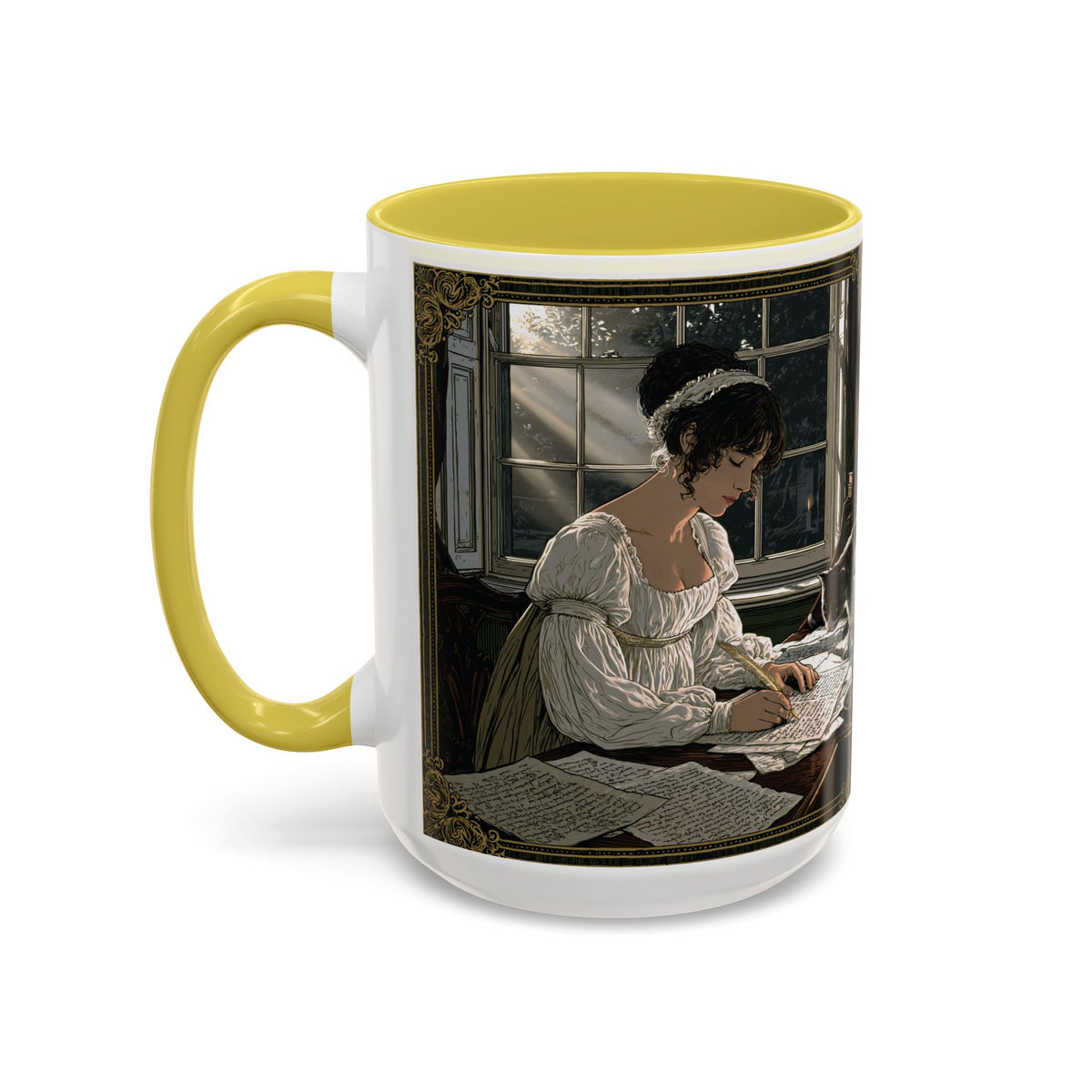 Jane Austen Quote Mug — “Every woman should write...” (11oz & 15oz)