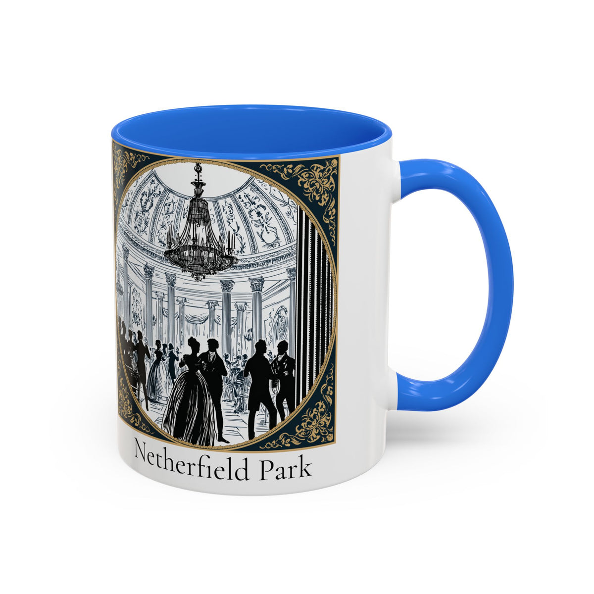 Netherfield Park Ballroom Scene Mug | 11oz 15oz Color Accent