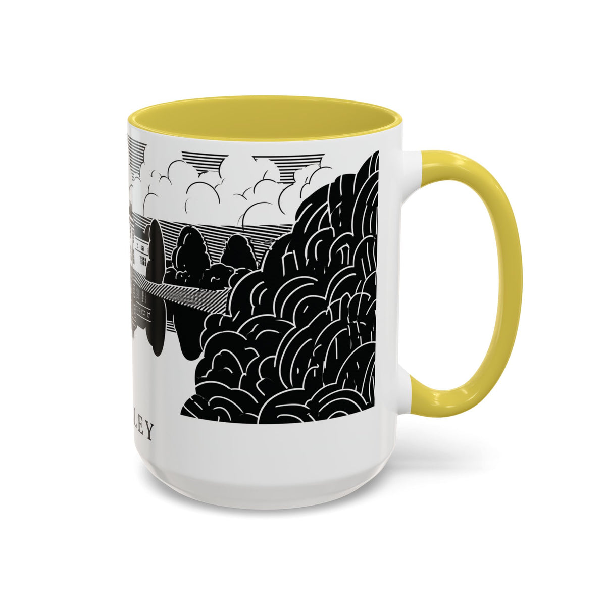 Pemberley Estate Illustration Mug | Ceramic Coffee Cup