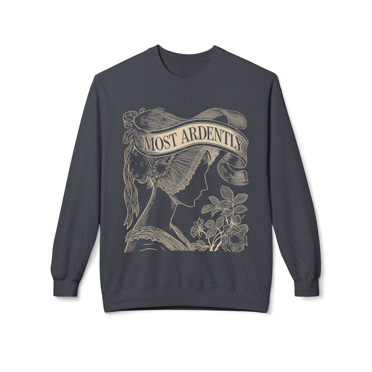 Most Ardently Vintage Floral Crewneck Sweatshirt