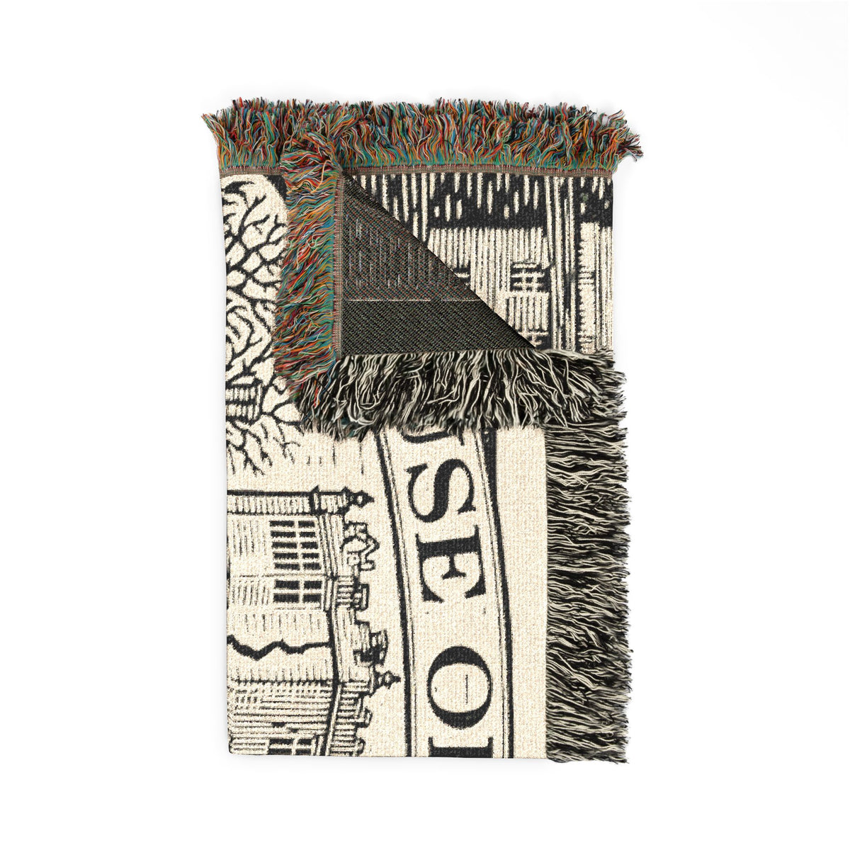 House of Usher - Woven Blanket | Edgar Allan Poe Gothic Manor Throw