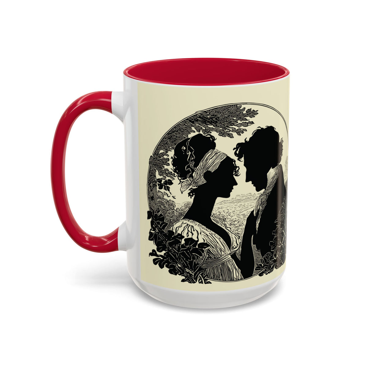 Most Ardently Floral Coffee Mug — Vintage Romantic Quote Mug (11oz & 15oz)