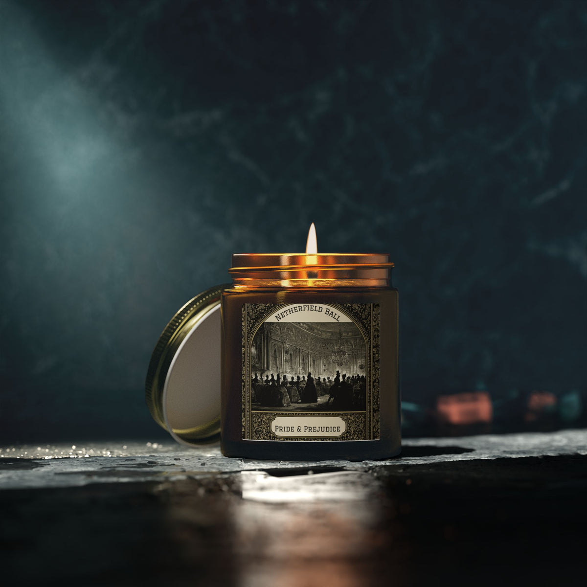 Netherfield Ball Illustration Candle | Soy Wax Candle