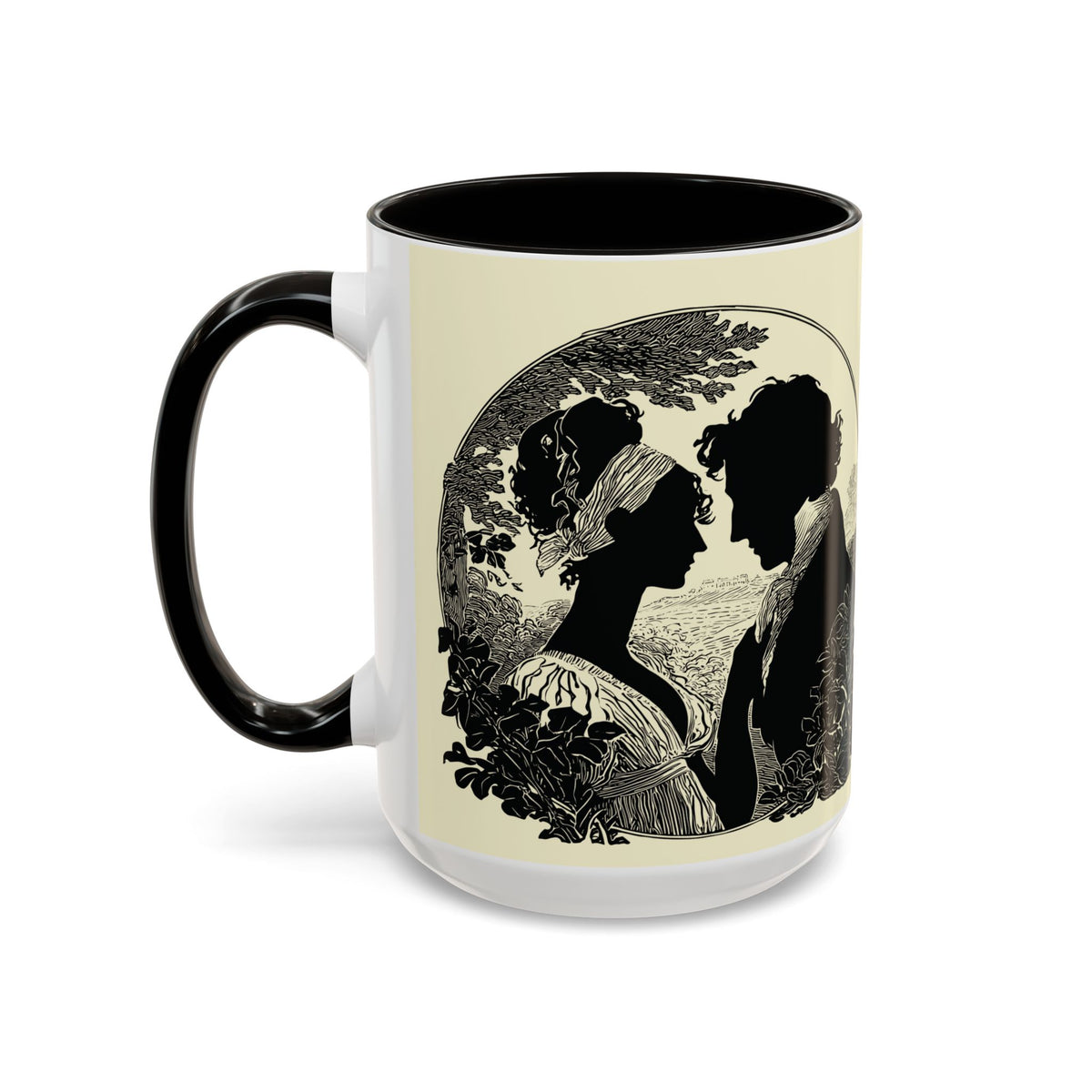 Most Ardently Floral Coffee Mug — Vintage Romantic Quote Mug (11oz & 15oz)