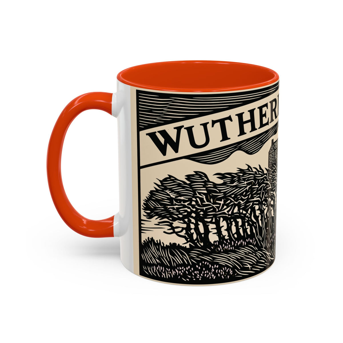 Wuthering Heights Coffee Mug | Emily Brontë Literary Design Mug