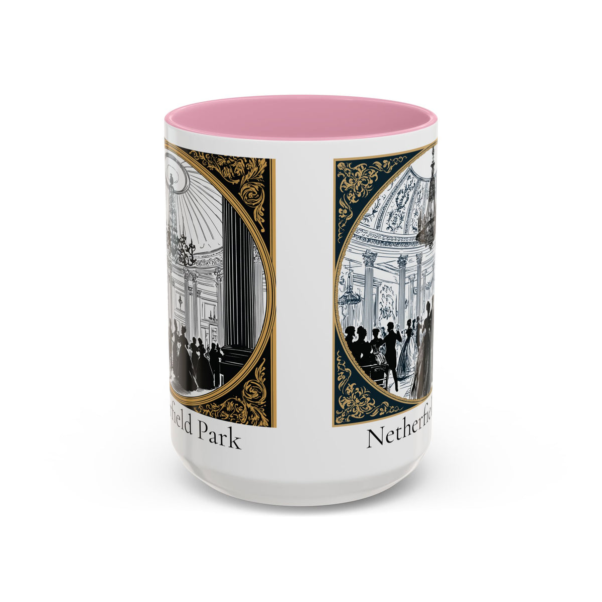 Netherfield Park Ballroom Scene Mug | 11oz 15oz Color Accent