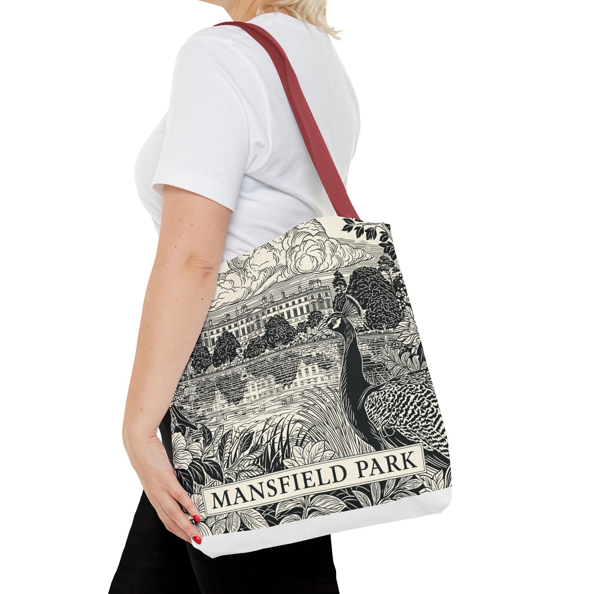Mansfield Park Vintage Illustration Tote Bag