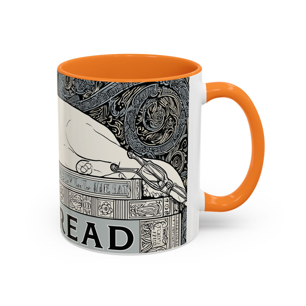 Well Read Siamese Cat Mug | Color Accent Ceramic Mug
