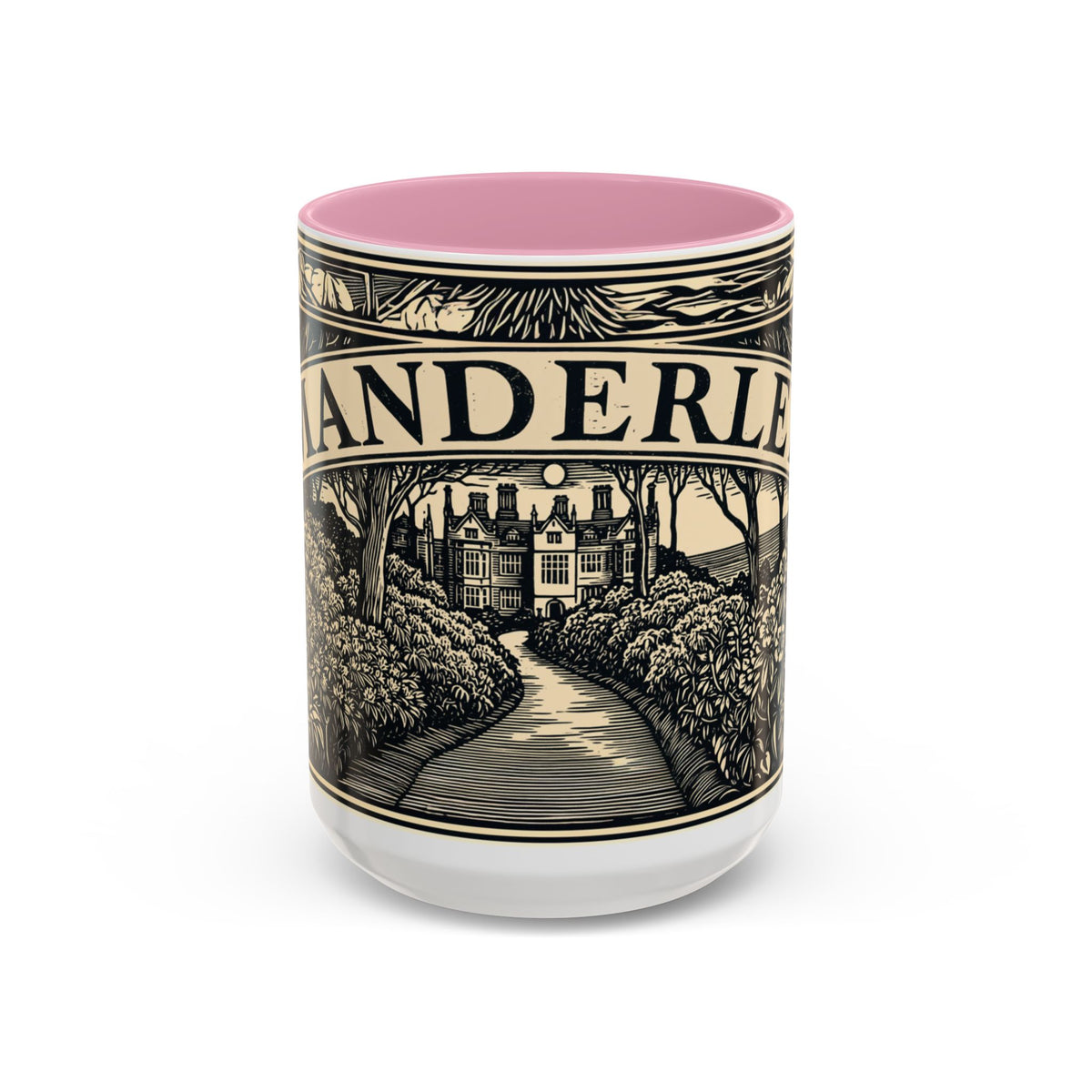 Manderley Estate Illustration Mug | Ceramic Coffee Cup