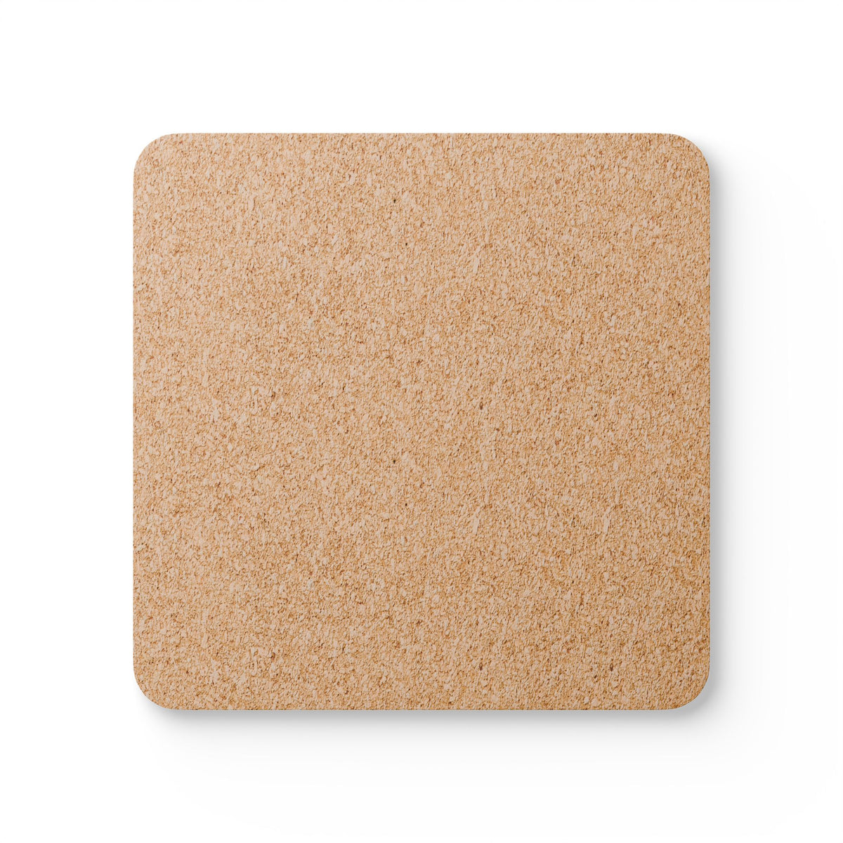 Nautical Gold Wave Cork Coaster Set — 'Pequod' Ship & Ocean Drink Coasters