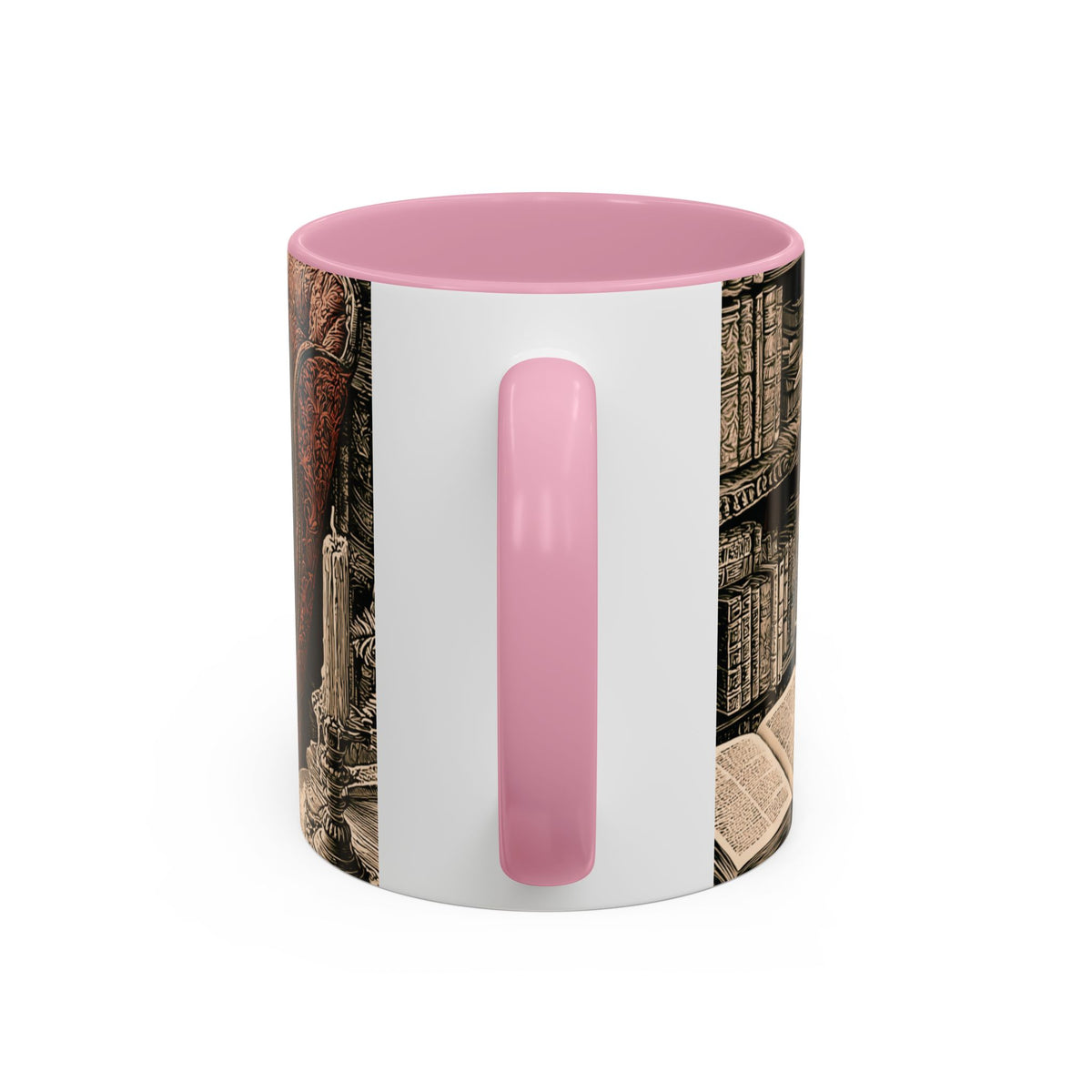 Edgar Allan Poe Raven Portrait Mug | Ceramic Coffee Cup