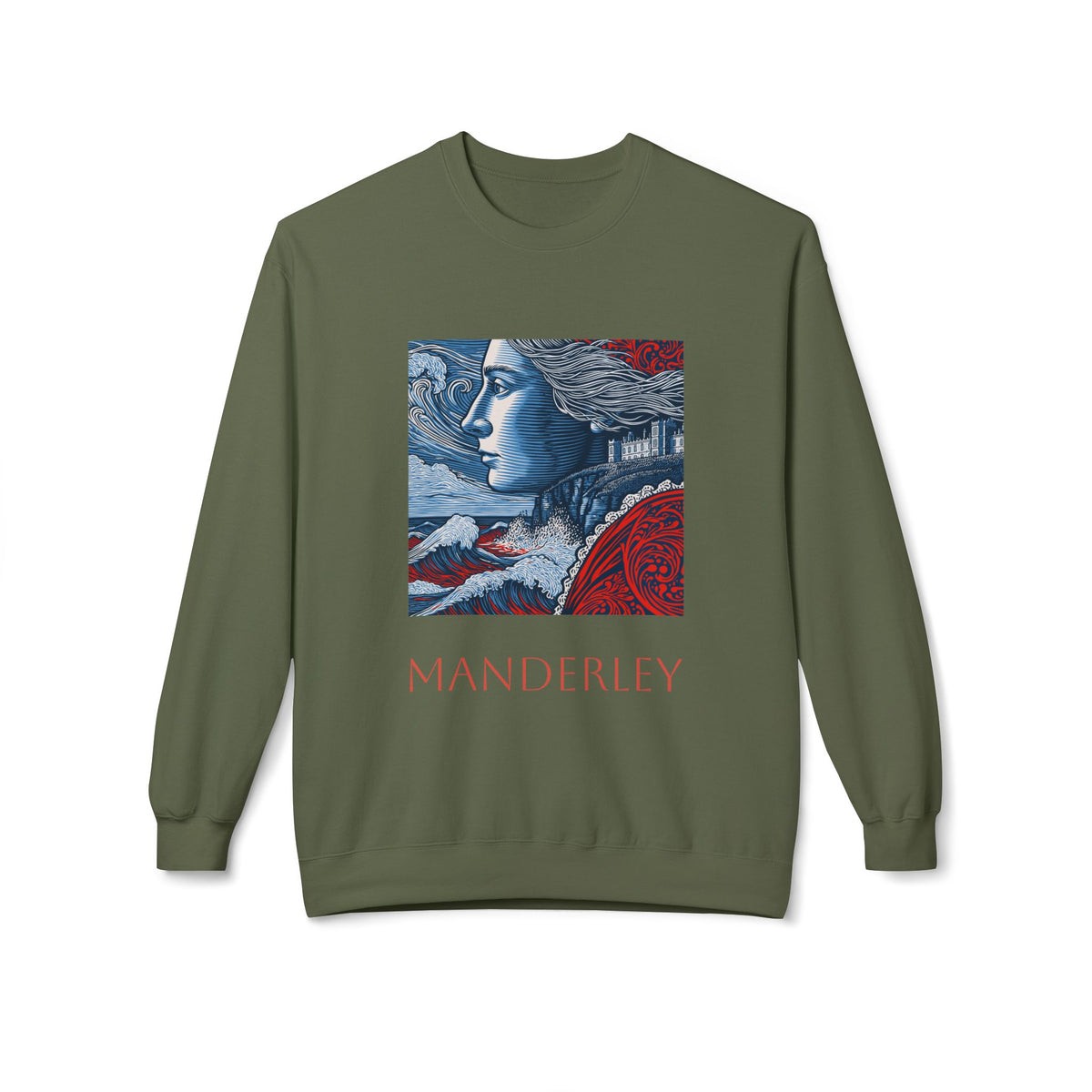 Manderley Crewneck Sweatshirt — "I feel her everywhere, you do too, don't you?"