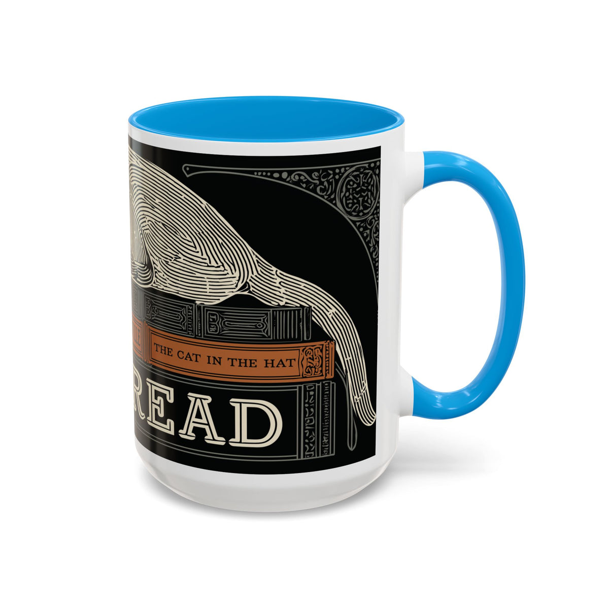 Bookstore Cat-Well Read Cat Mug | Literary Cat Stack Mug