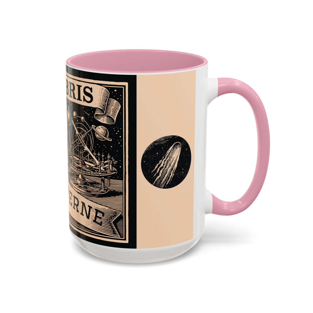 Jules Verne Ex Libris Vintage Science Fiction Coffee Mug (11oz & 15oz)