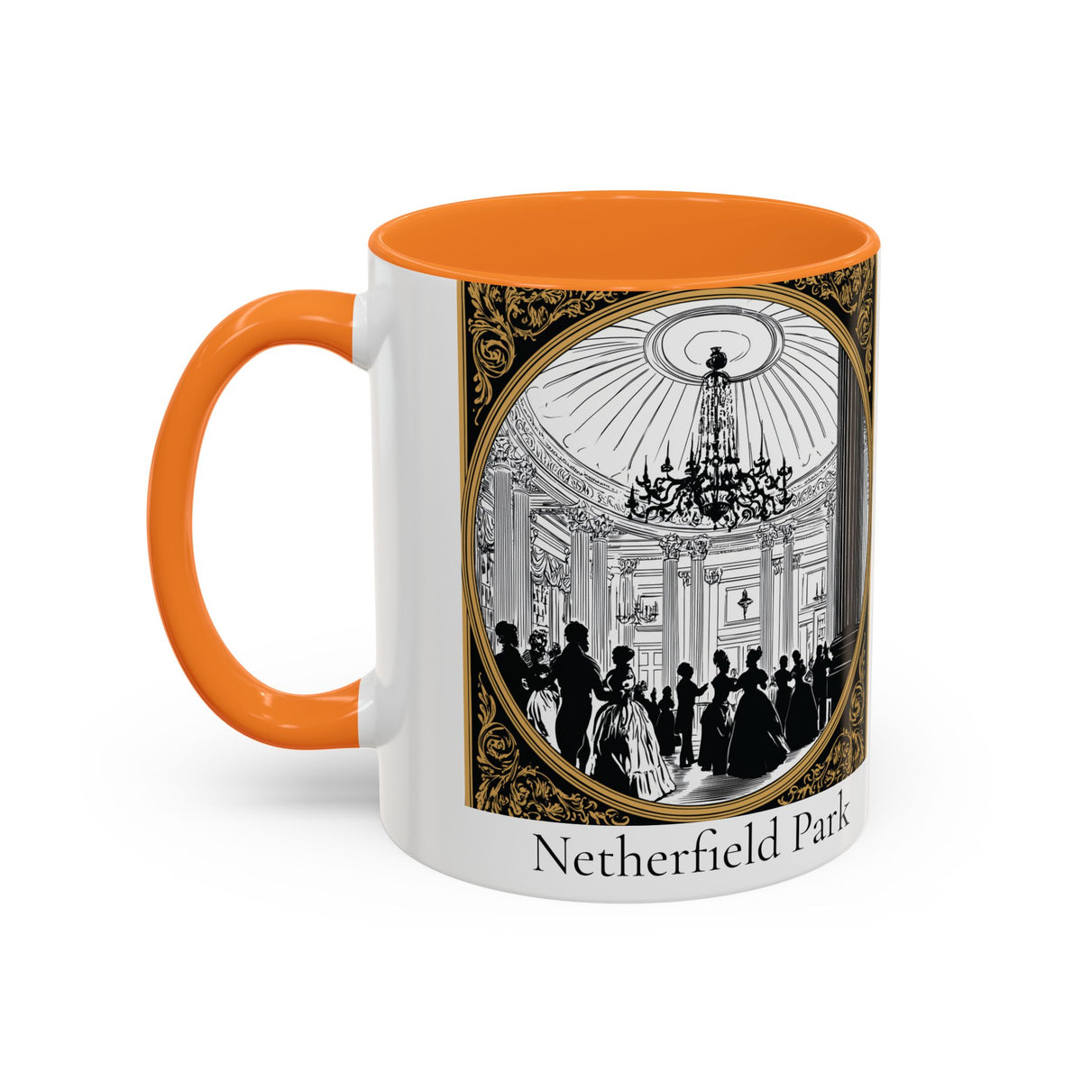 Netherfield Park Ballroom Scene Mug | 11oz 15oz Color Accent