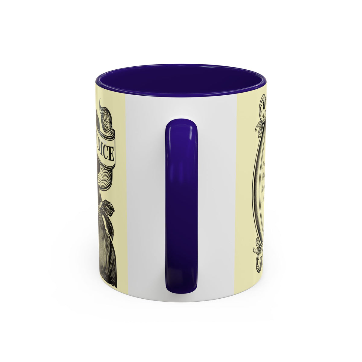 Pride & Prejudice Vintage Floral Mug — “Pride & Prejudice” Ceramic Book Lover Mug (11oz/15oz)