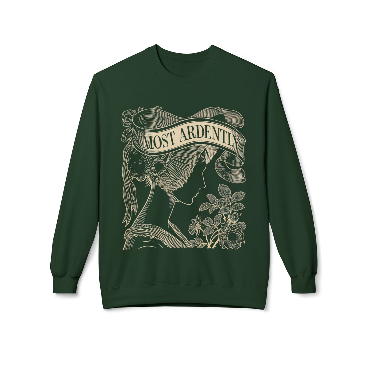 Most Ardently Vintage Floral Crewneck Sweatshirt