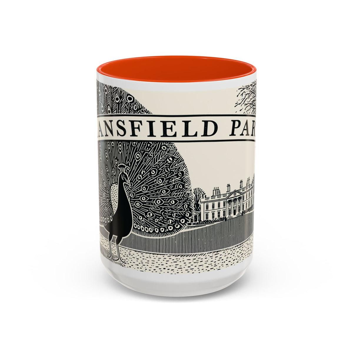Mansfield Park illustration Mug | Peacock & Estate ceramic mug