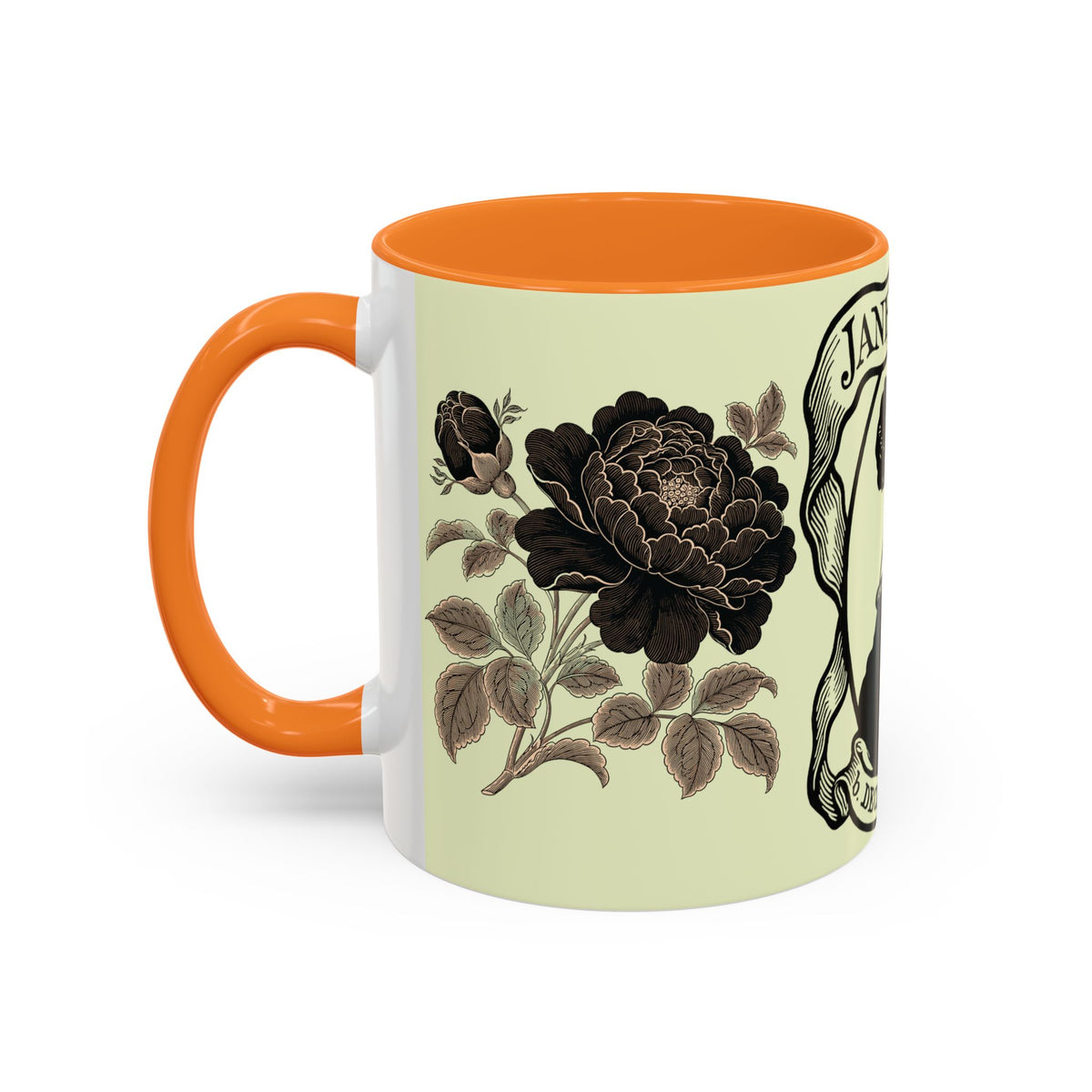 Jane Austen Portrait Ceramic Mug — Literary Tea & Coffee Cup (11oz/15oz)