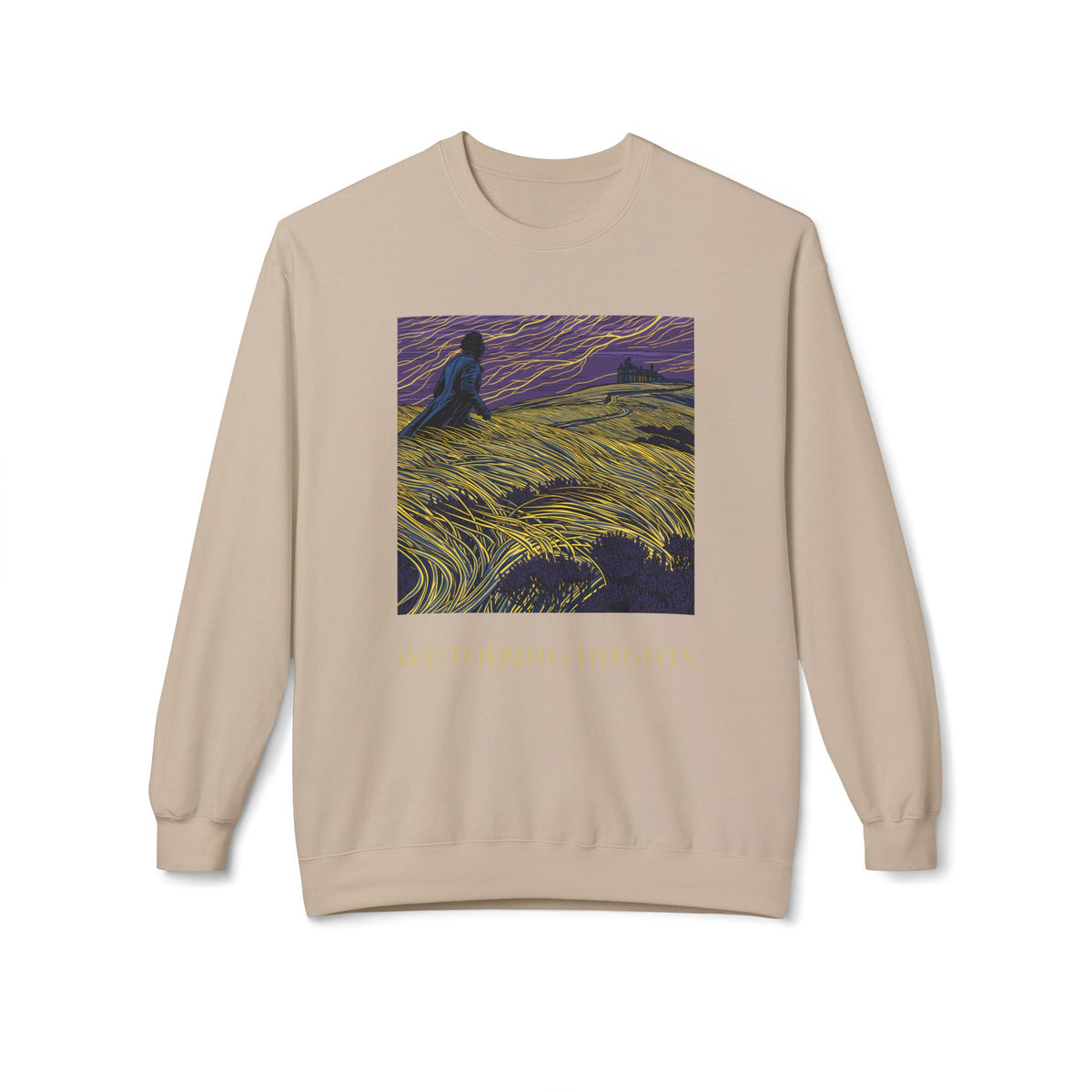 Wuthering Heights Literary Sweatshirt — 'Heathcliff... still on my tinder profile' Gothic Novel Crewneck