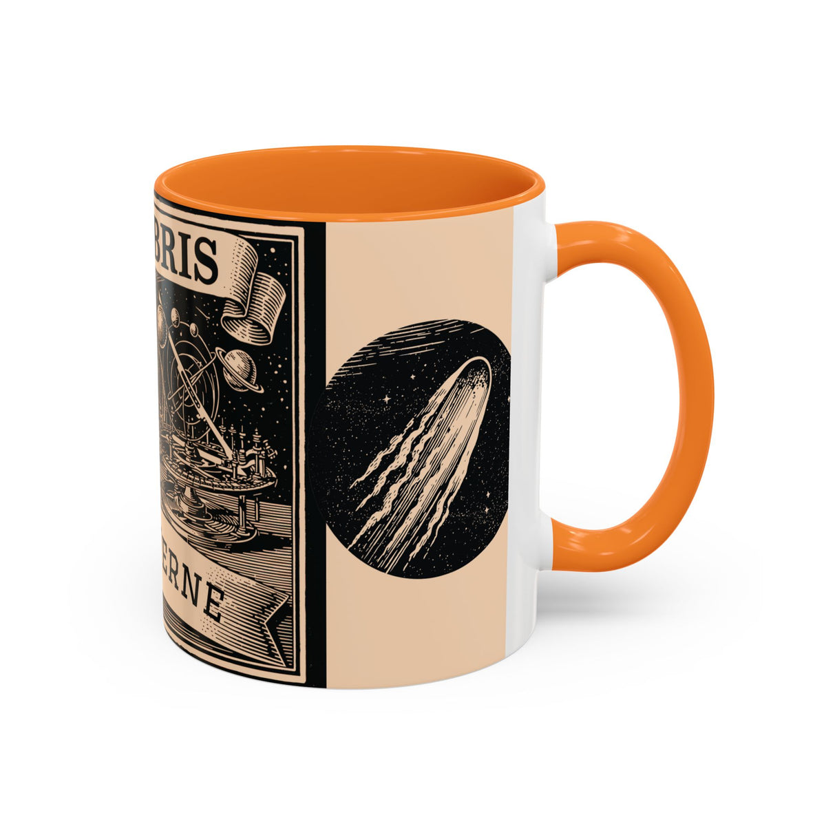 Jules Verne Ex Libris Vintage Science Fiction Coffee Mug (11oz & 15oz)