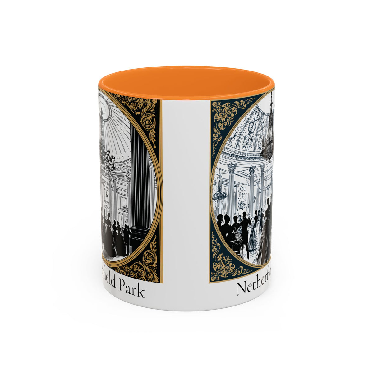Netherfield Park Ballroom Scene Mug | 11oz 15oz Color Accent
