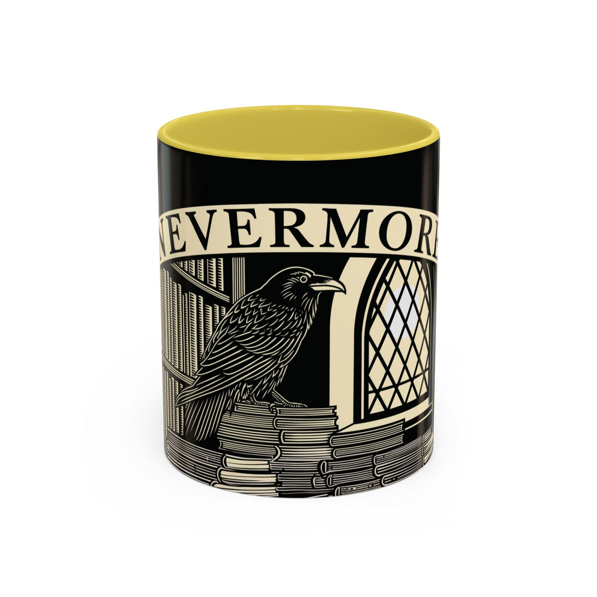 Nevermore Raven Mug | 11oz 15oz Ceramic Coffee Cup