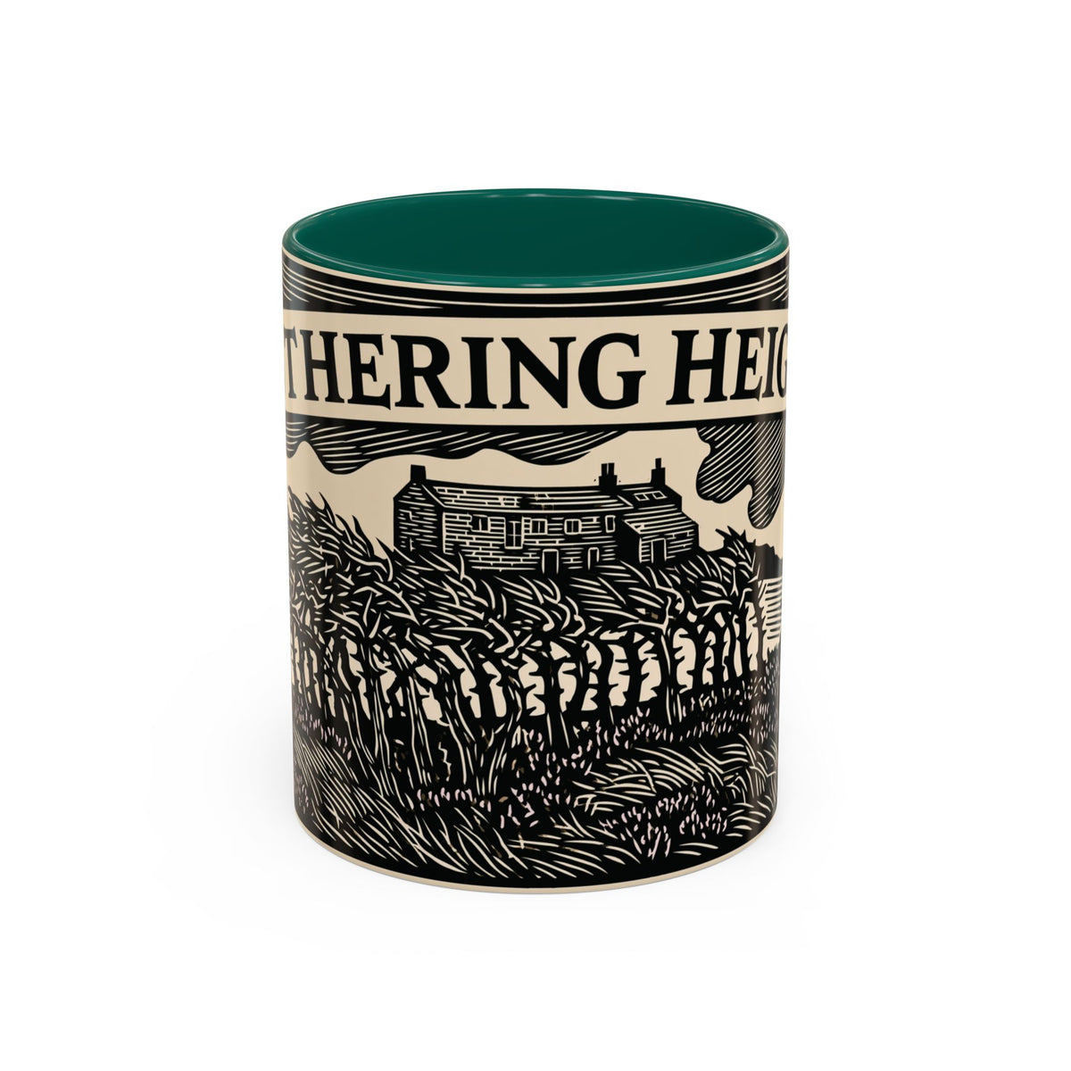 Wuthering Heights Coffee Mug | Emily Brontë Literary Design Mug