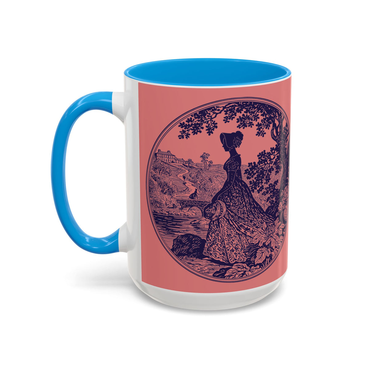 Barely Tolerable Vintage Portrait Mug — Funny Retro Coffee Cup (11oz/15oz)