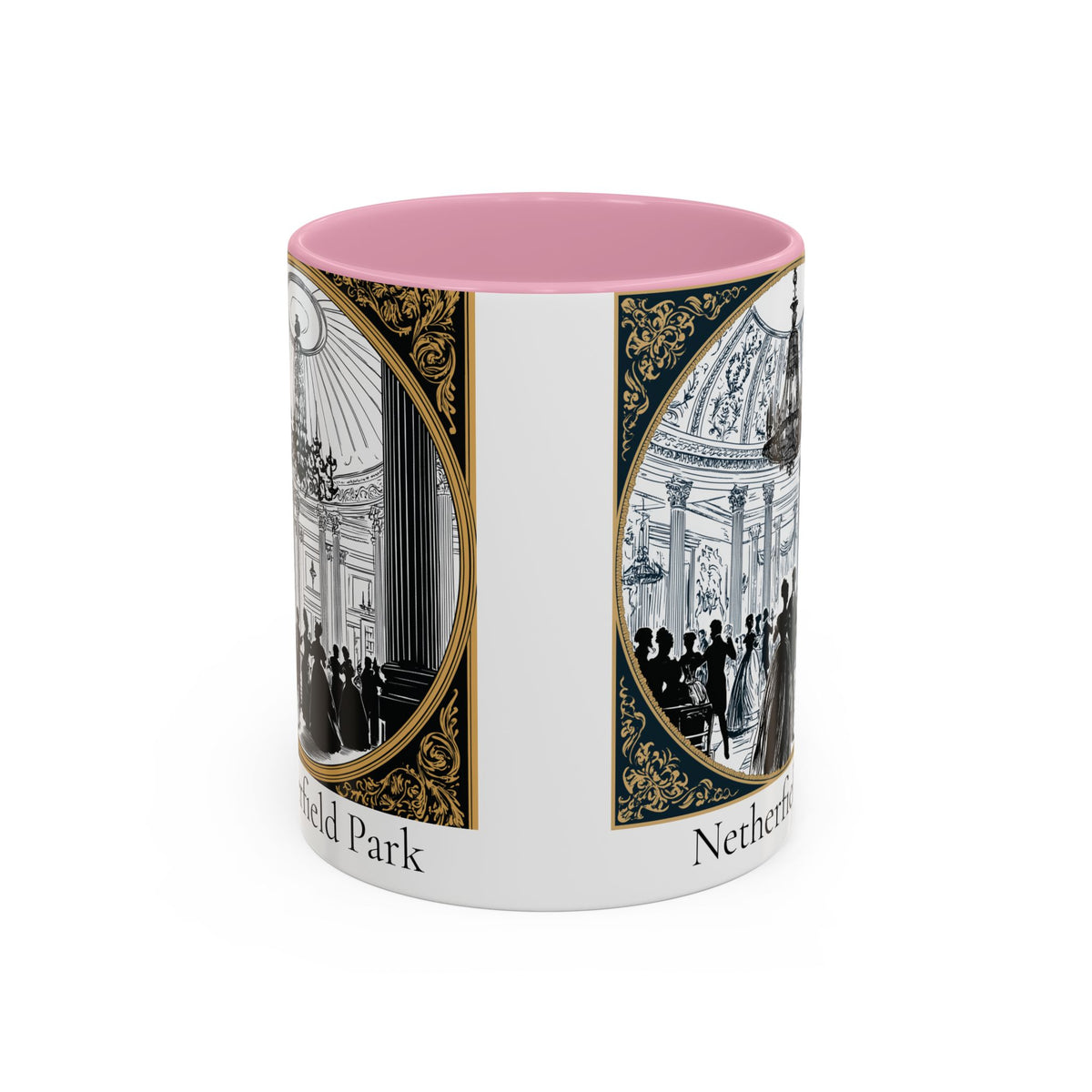 Netherfield Park Ballroom Scene Mug | 11oz 15oz Color Accent
