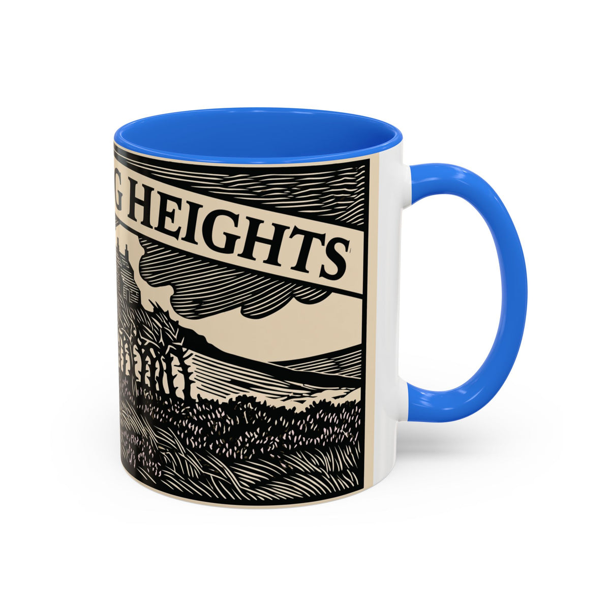 Wuthering Heights Coffee Mug | Emily Brontë Literary Design Mug