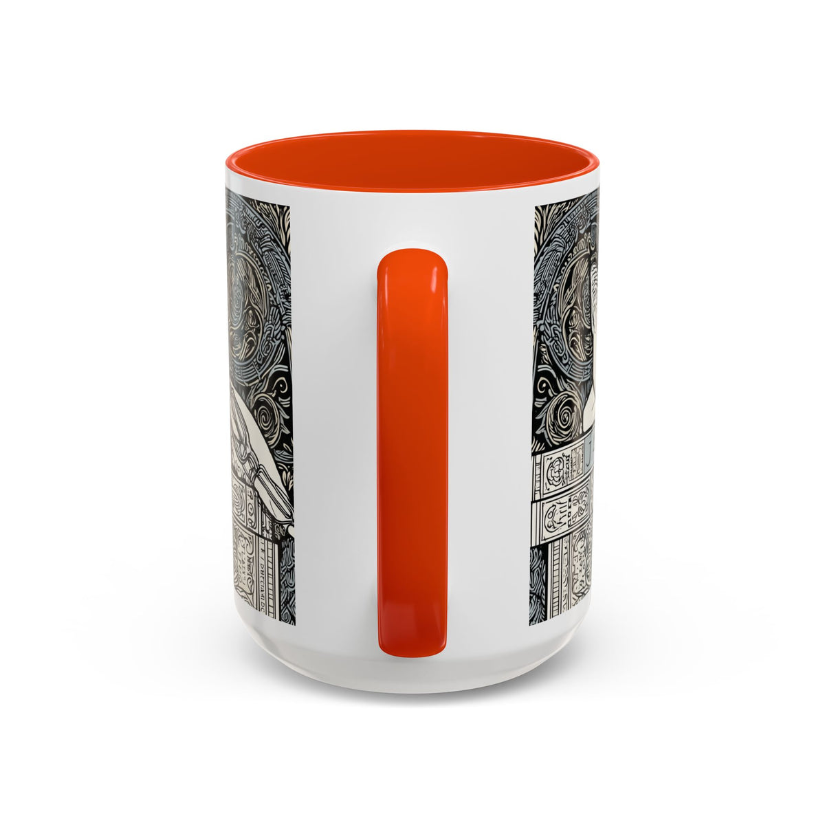 Well Read Siamese Cat Mug | Color Accent Ceramic Mug