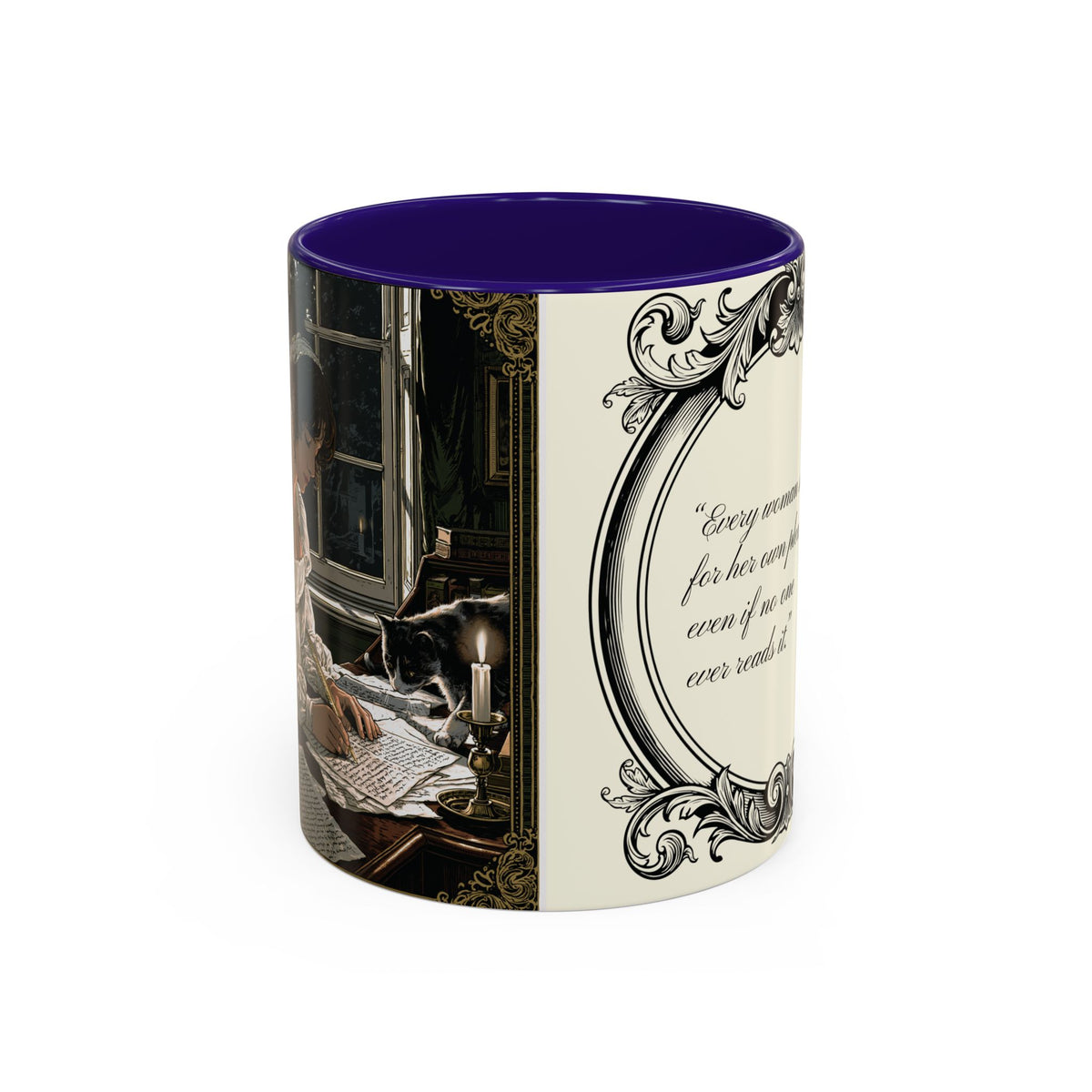 Jane Austen Quote Mug — “Every woman should write...” (11oz & 15oz)