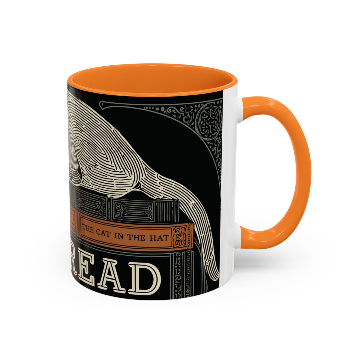 Bookstore Cat-Well Read Cat Mug | Literary Cat Stack Mug
