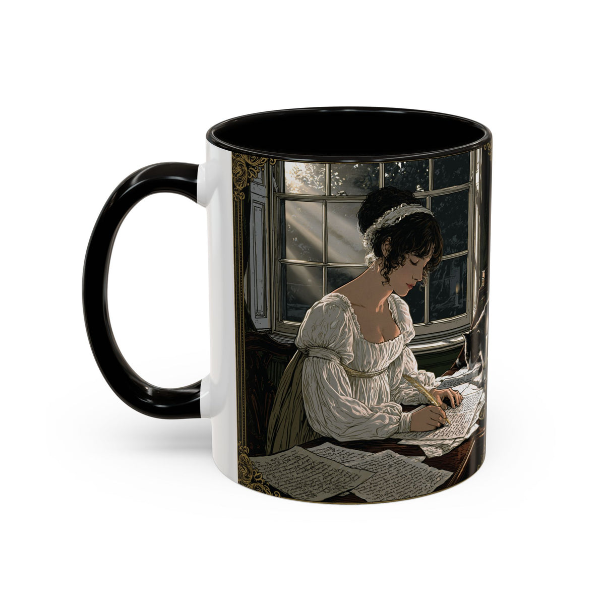 Jane Austen Quote Mug — “Every woman should write...” (11oz & 15oz)