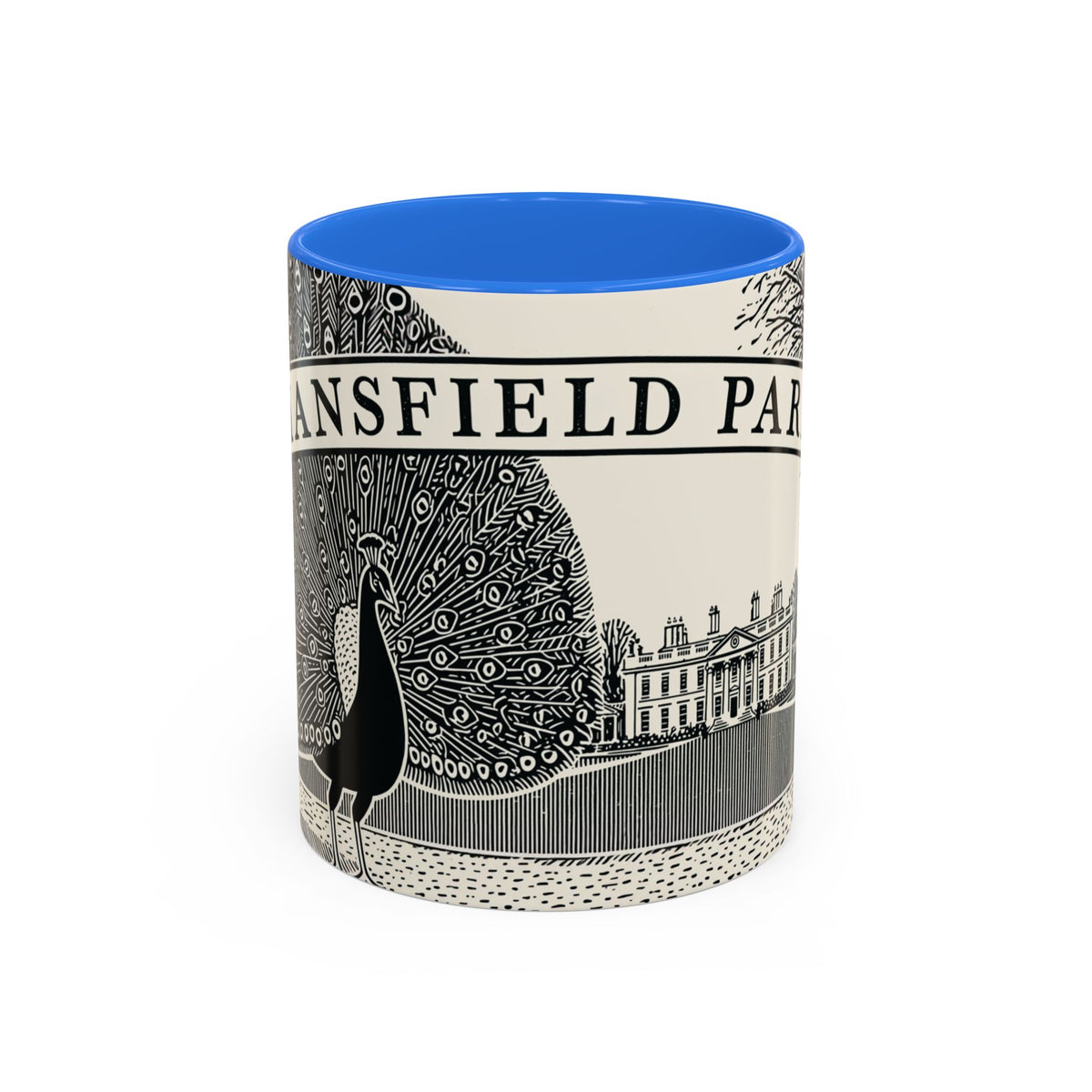 Mansfield Park illustration Mug | Peacock & Estate ceramic mug