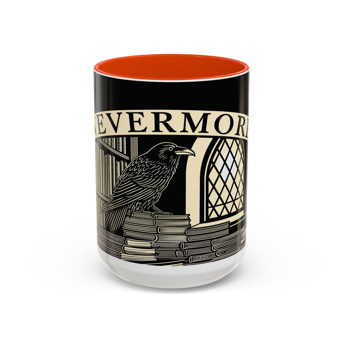 Nevermore Raven Mug | 11oz 15oz Ceramic Coffee Cup
