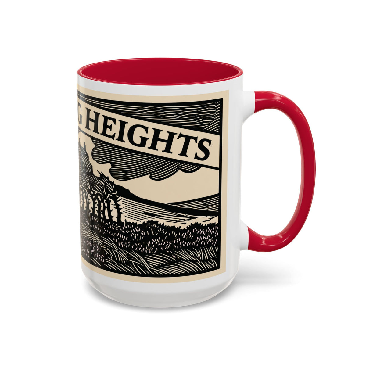 Wuthering Heights Coffee Mug | Emily Brontë Literary Design Mug