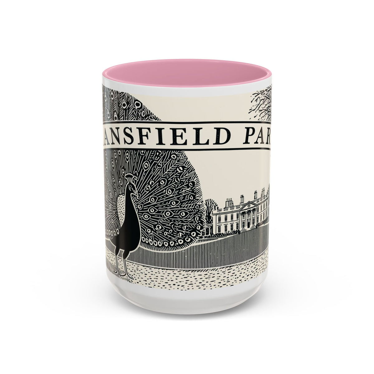 Mansfield Park illustration Mug | Peacock & Estate ceramic mug