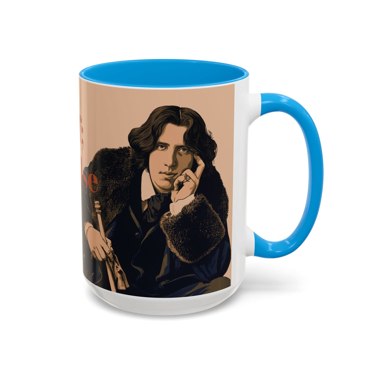 Oscar Wilde Quote Mug — "Be Yourself; Everyone Else Is Taken" Ceramic Coffee Cup (11oz/15oz)