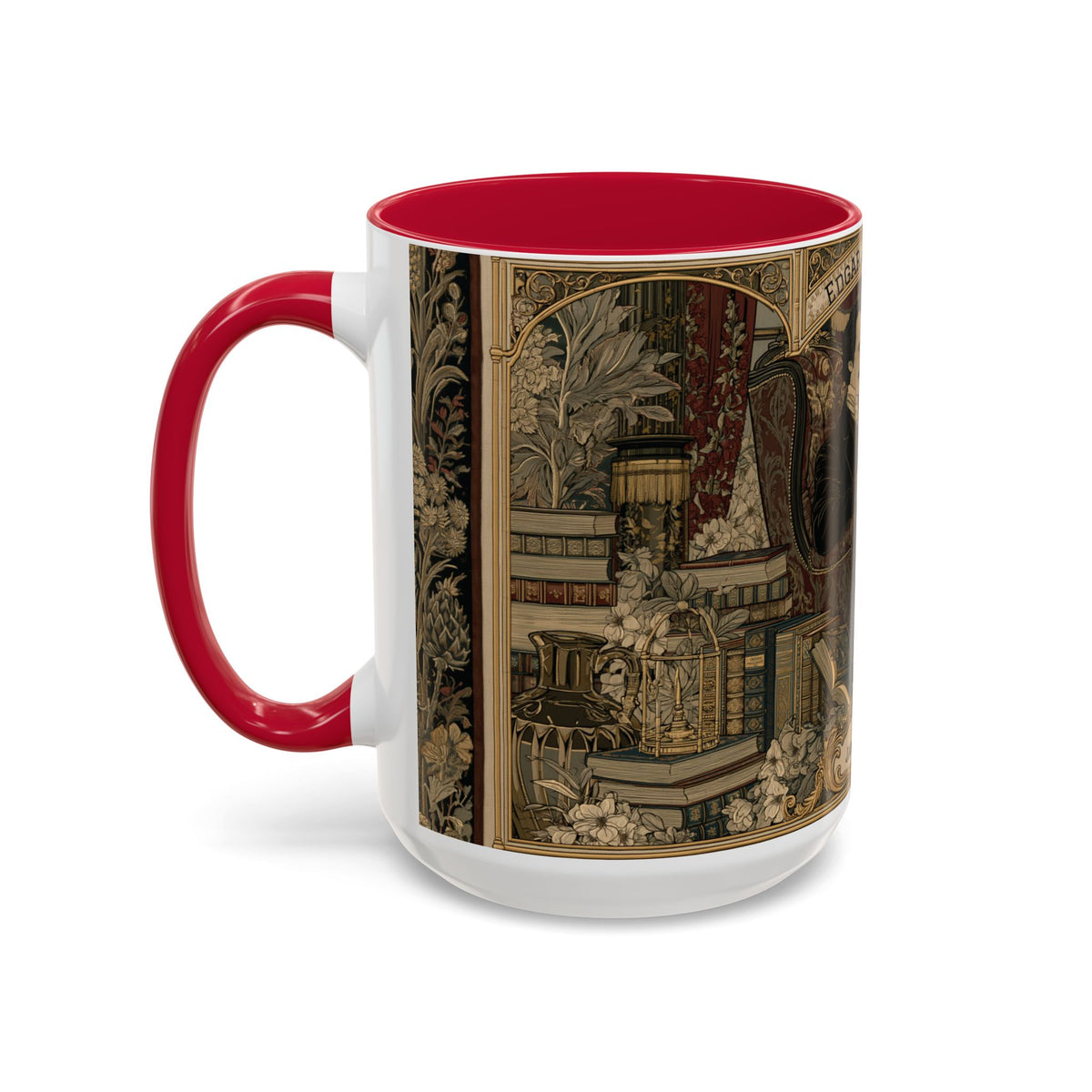 Edgar Allan Poe portrait Mug | Literary Gothic coffee mug